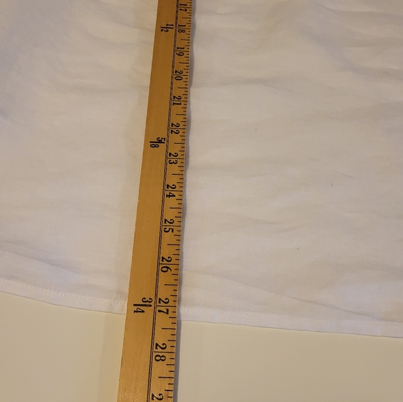 Embellished White and Black Tank Top with Intricate Design 100% Linen - Picture 7 of 10